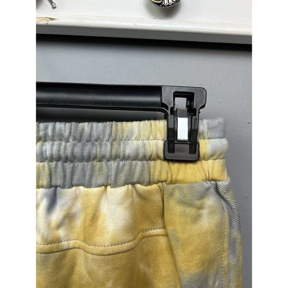Amaryllis x Ashlee Nichols Tie Dye Sweatpants Womens Medium Yellow Gray Pockets - Picture 6 of 7